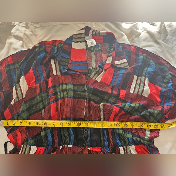 Perfectly Plaid Maxi Dress L - Picture 5 of 6